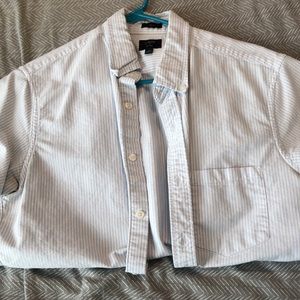 J. Crew Short Sleeve Oxford, Slim Fit Medium